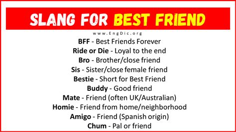 friend sinonims|slang for friend.